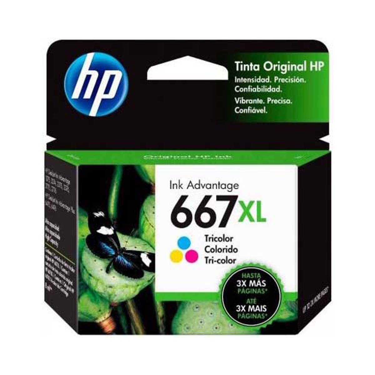HP - 667XL Ink Cartridge, Tri-color