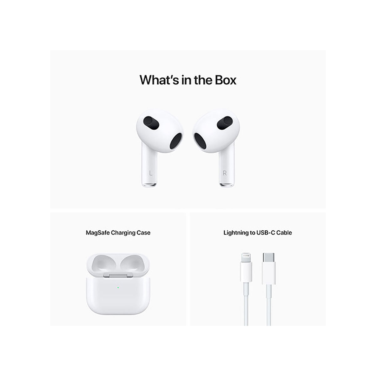 Apple - AirPods with Charging Case, 3rd Generation