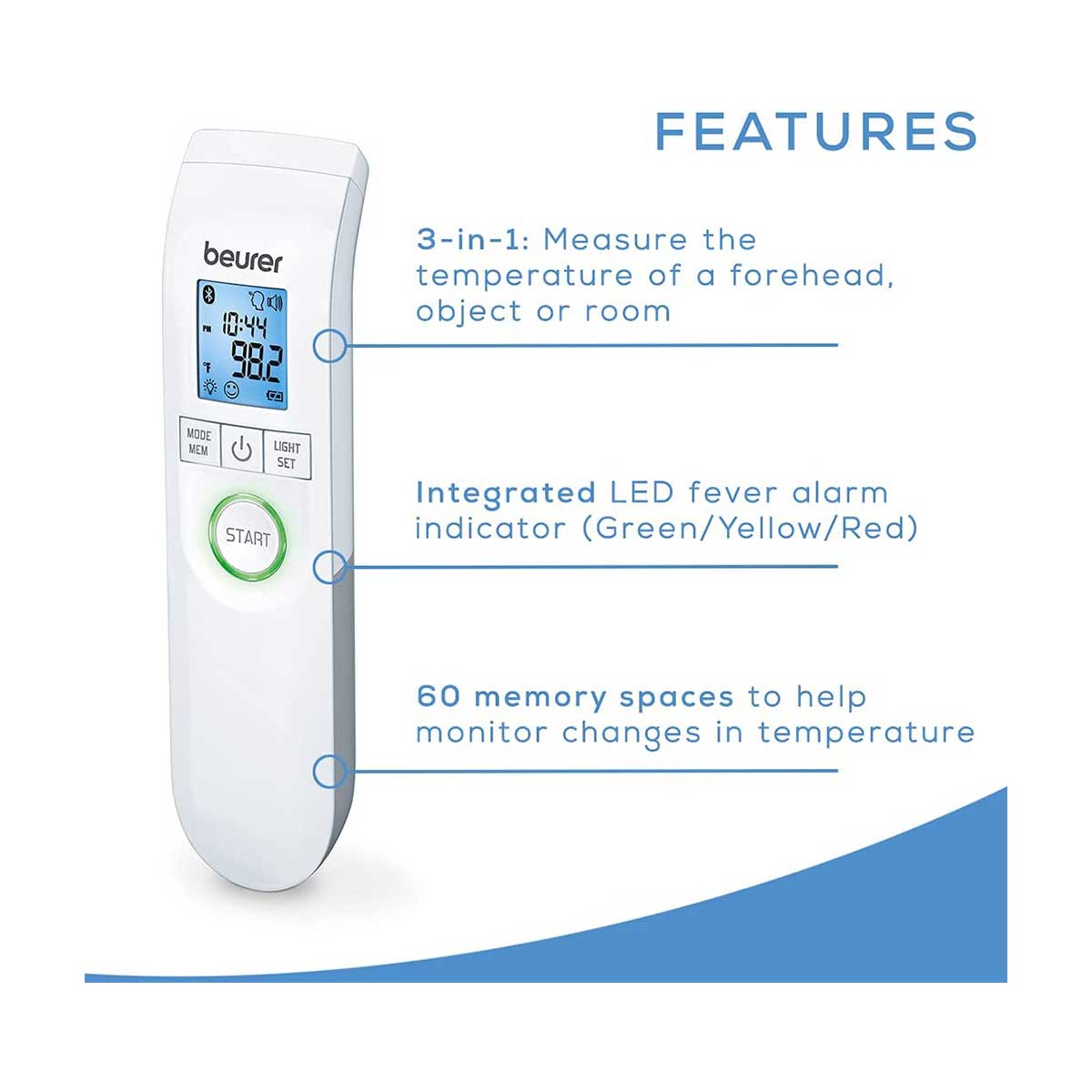 Beurer - Bluetooth Non-Contact Thermometer