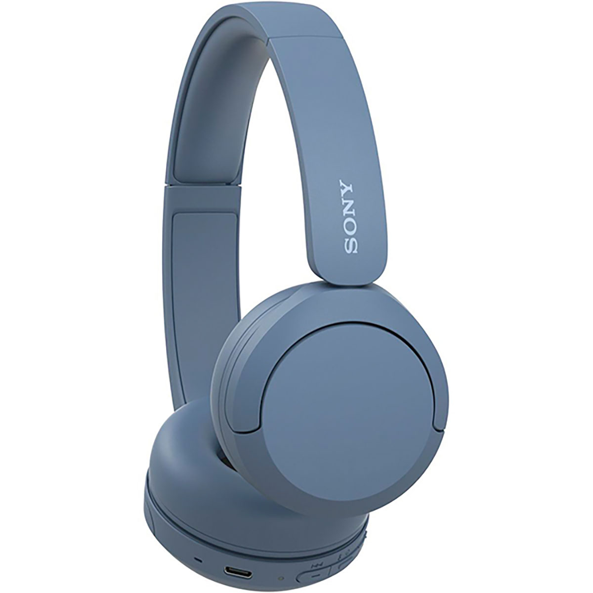 Sony - Wireless Headphones Bluetooth On-Ear Headset with Microphone, Blue