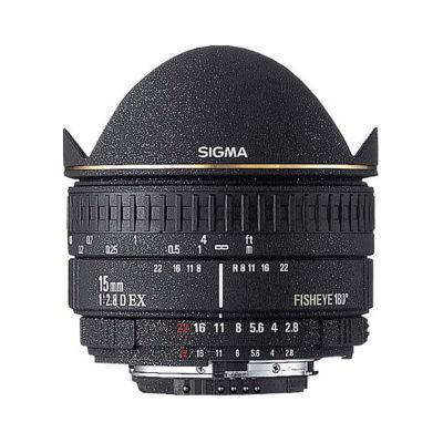 Sigma - 15mm f/2.8 EX DG Diagonal Fisheye Lens for Canon EF