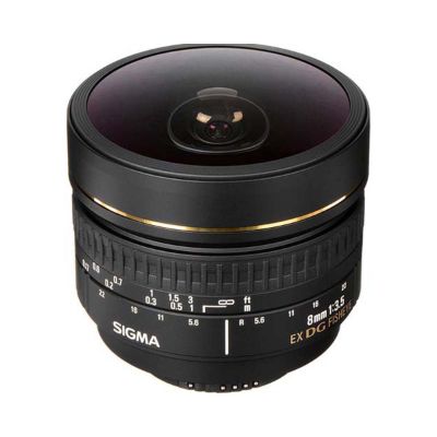 Sigma -  8mm f/3.5 EX DG Circular Fisheye Lens for Nikon F