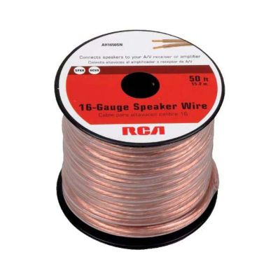 RCA - 16-Gauge Speaker Wire, 50 ft