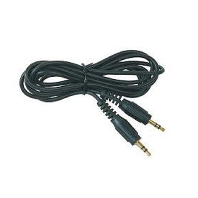 RCA - Audio Mini Cable, 3.5mm to 3.5mm, 6 ft, Black