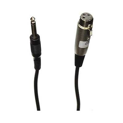 Shure - 15 ft. Cord with 1/4-inch Phone Plug