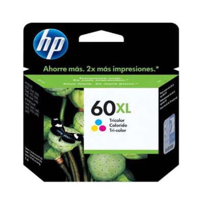 Hewlett-Packard - Ink Cartridge, 60XL High Yield, Tri-color