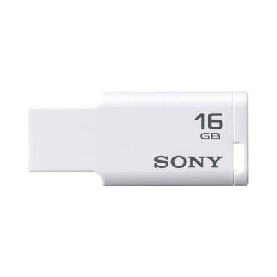 Sony - Flash Drive, 16GB Microvault, USB 2.0, White