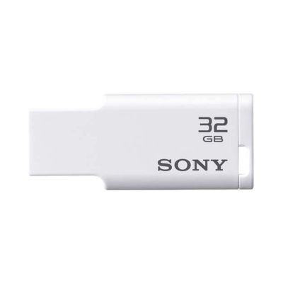 Sony - Flash Drive, 32GB Microvault, USB 2.0, White