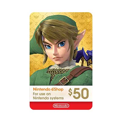 Nintendo - eShop $50 Gift Card, Digital