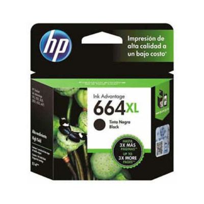 HP - Ink Cartridge, 664XL, Black