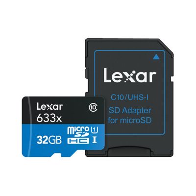Lexar - Memory Card, Micro SDHC, 32GB