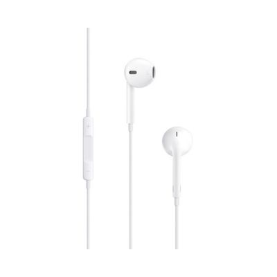 Apple - Earphones, Wired, w/ Mic & 3.5mm Plug, White