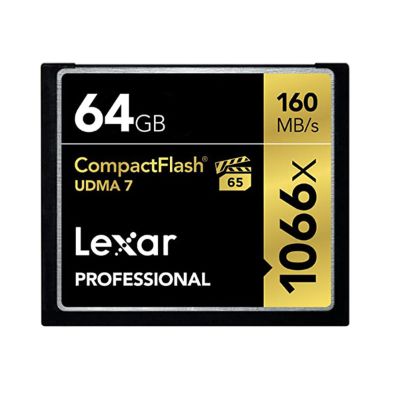 Lexar - Compact Flash Memory Card, 64GB, 160MB/s