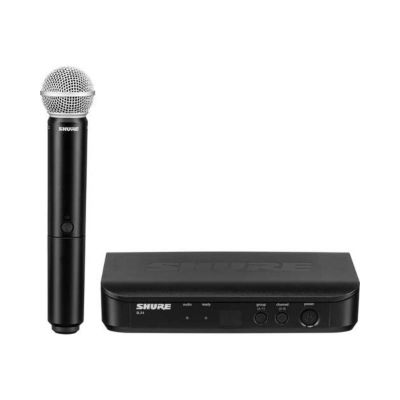 Shure - Wireless Handheld Microphone System with PG58 Capsule (J10: 584 to 608 MHz)