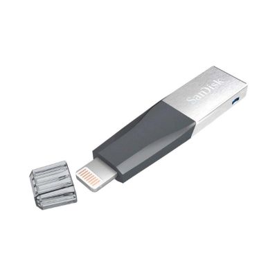 SanDisk - Flah Drive, Ixpand 64GB USB Silver/Black