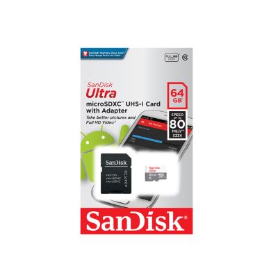 Sandisk - Memory Card, Micro SDHC, 64GB