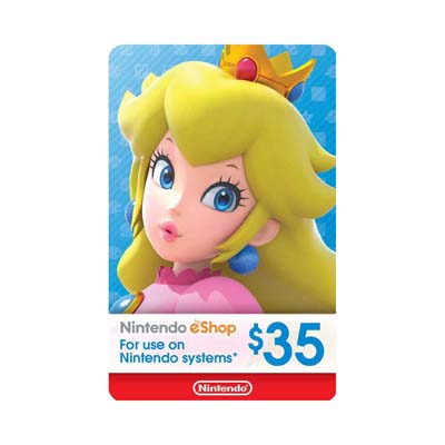 Nintendo- Nintendo eShop Prepaid Card: US $35 - Digital Code Only