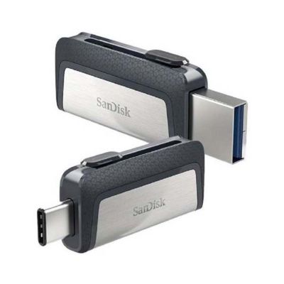 Sandisk - USB 3.0 / USB-C Dual Flash Drive, 64GB, Ultra