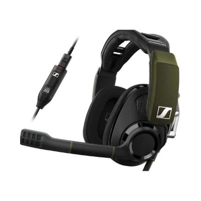 Sennheiser - Gaming Headphones, Wired, Black Green