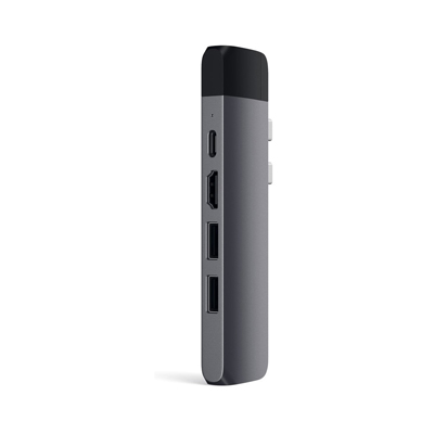 Satechi - USB-C Pro Hub Adapter, with Ethernet, Space Grey