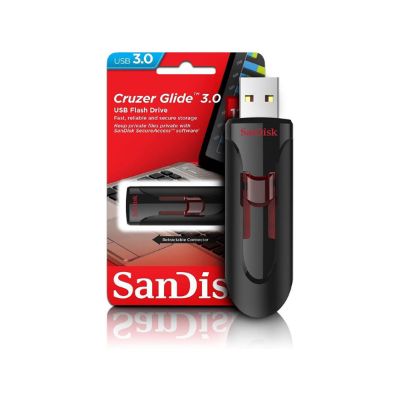 Sandisk - Flash Drive, 128GB, USB 2.0, Cruzer Glide