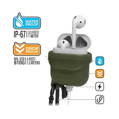 Catalyst - Case for Apple AirPods, Army Green