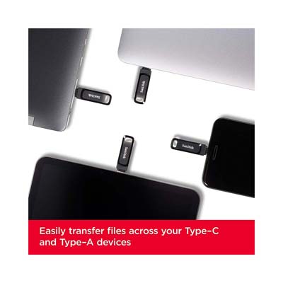 SanDisk - Ultra Dual Drive Go USB Type-C Flash Drive, 128GB