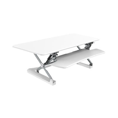 Loctek - Standing Desk Converter, 47", White - Special Order Only - ETA 4-6 weeks Time