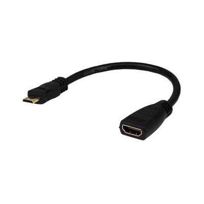 Argomtech - Mini HDMI to HDMI Adapter, 6"