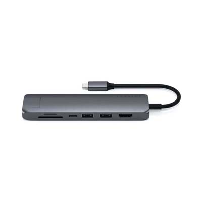 Satechi - USB-C Slim Multi Port Adapter, Space Gray