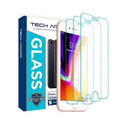 Tech Armor - Ballistic Glass Screen Protector for Apple iPhone 8