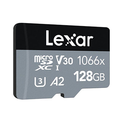 Lexar - 128GB Professional 1066x UHS-I microSDXC Memory Card with SD Adapter?