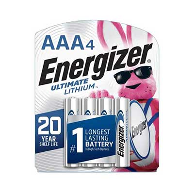 Energizer - Ultimate Lithium AAA Battery, 4-Pack