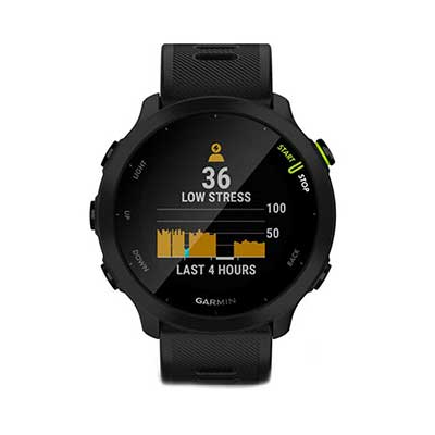 Garmin - Forerunner 55 GPS Running Smartwatch, Black