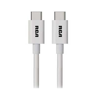 RCA - USB Type-C Cable, 6', White