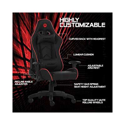Argomtech - Ergo FX1 Gaming Chair, Black