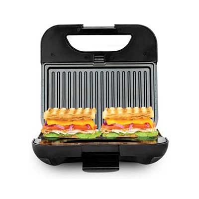 Kalorik - Waffle, Grill and Sandwich Maker, Stainless Steel and Black