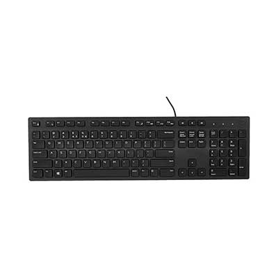 Dell - Multimedia Keyboard, Wired, Black