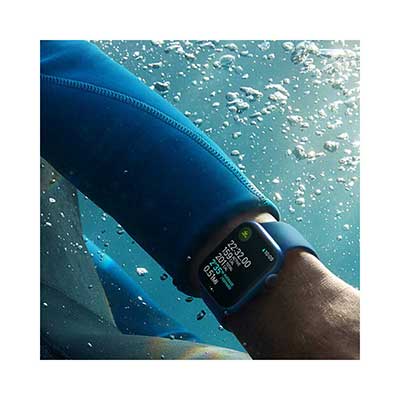 Apple - Watch Series 7, GPS, 41mm, Starlight Aluminum, Starlight Sport Band