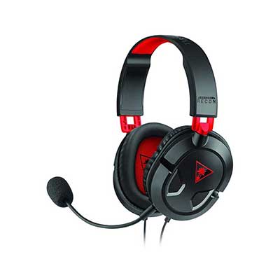 Turtle Beach - Recon 50 Headset, Black/Red