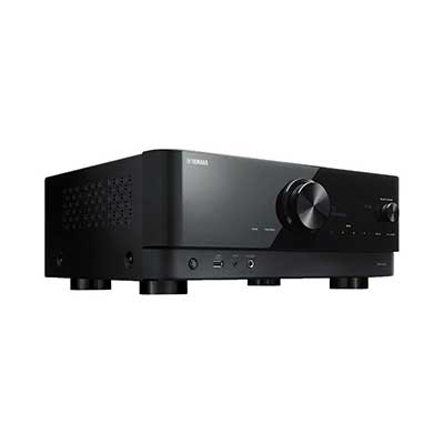 Yamaha - RX-V4A 5.2-channel AV Receiver with 8K HDMI and MusicCast, Black