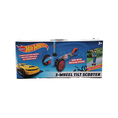 S&D Kids - Hot Wheels - 3 Wheel Tilt Scooter