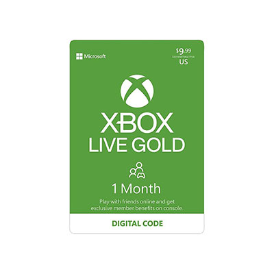 Xbox - Live 1 Month Subscription Card