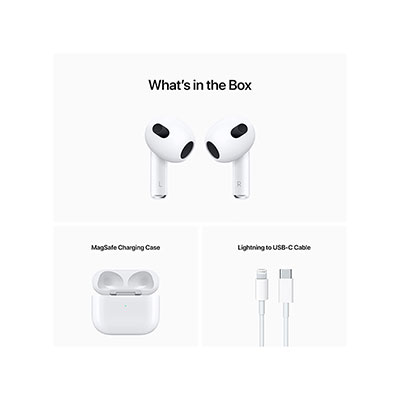 Apple - AirPods with Charging Case, 3rd Generation