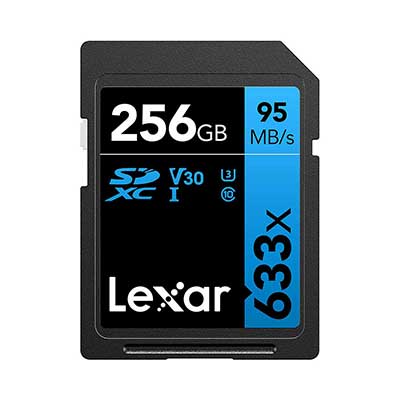 Lexar - Professional 633x 256GB SDXC UHS-I Card