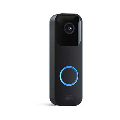 Blink - Standalone Video Doorbell | Two-way audio, HD video, motion and chime app alerts, Black