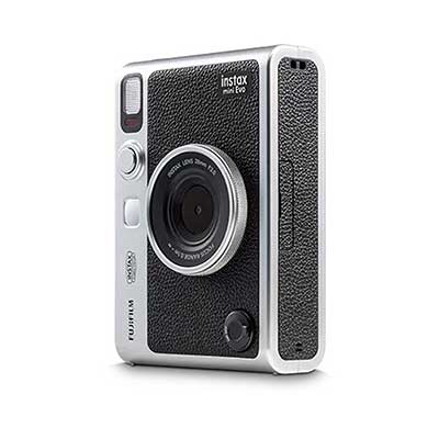 Fujifilm - INSTAX MINI EVO Hybrid Instant Camera, Black