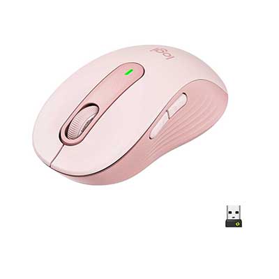 Logitech - Signature M650 Wireless Optical Mouse, Rose