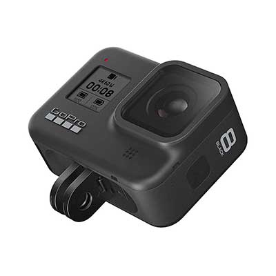 GoPro - HERO8 Black, Waterproof 4K Digital Action Camera with Hypersmooth Stabilisation, Touch Screen and Voice Control, Live HD Streaming