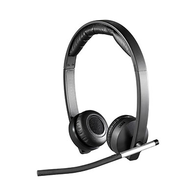 Logitech - H820e Wireless Stereo Headset, Noise cancealing